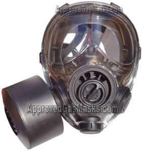 SGE 400 gas mask is NIOSH approved with an M95 filter