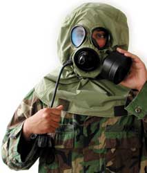 Evolution 5000 / K1 gas mask kit, aka HK-1,  comes complete with hood, bag and more