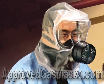 The MSA Response gas mask hood