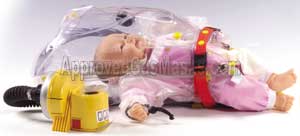 Infany baby protective hood gas mask