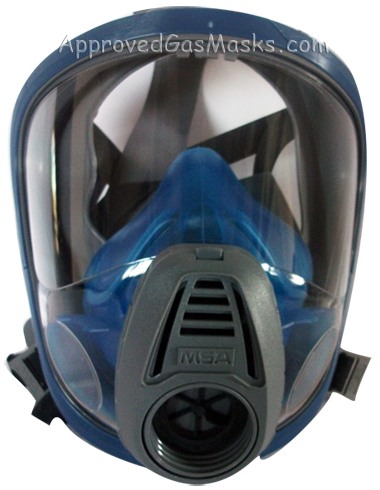 The MSA 3100 gas mask is intended for domestic preparedness and features 40mm filters