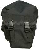 Black Hawk gas mask bag - front view