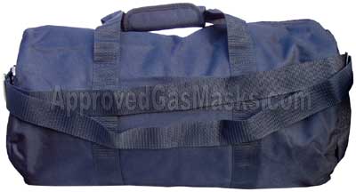 Lightweight black nylon gear bag is the perfect size to store a mask, filter, suit and essential survival gear