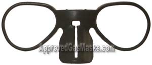 Eyeglass attachment (or holder) for Scott ProMasks and M-95 Masks