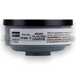 North N75002 CL HC SD HF CD FM gas filter for any North gas mask