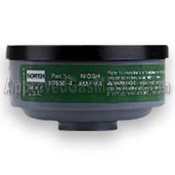 North N75004 AM ME Ammonia and Methylamine gas filter for any North gas mask