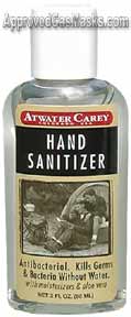 Hand Sanitizer lotion with aloe vera is great for camping and emergency kits