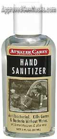 Hand Sanitizer lotion with aloe vera is great for camping and emergency kits