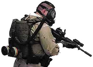 The C420 PAPR respiraotr system is used in true HazMat conditions or wherever a gas mask is worn for prolonged periods
