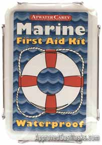 Waterproof First Aid Kit for use on more than boats, camping, travel, long term storage etc...