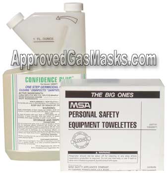 MSA Confidence Plus Gas Mask Cleaners