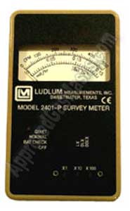 Handheld pocket radiation meter Ludlum 2401-P