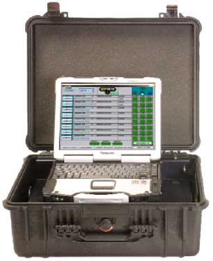 SafeCom Command Post for the SafeSite chemical detection alarm system from MSA