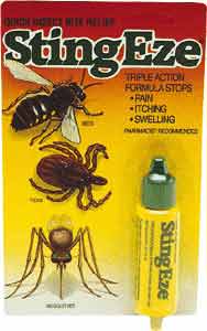 Sting Eze insect bite relief formula