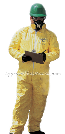 Tychem QC high performance chemical suit